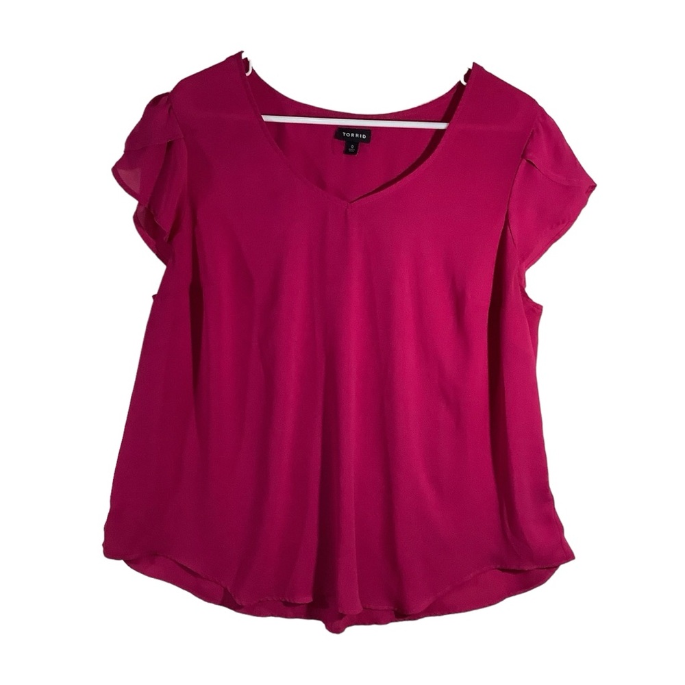 Torrid Pink Blouse